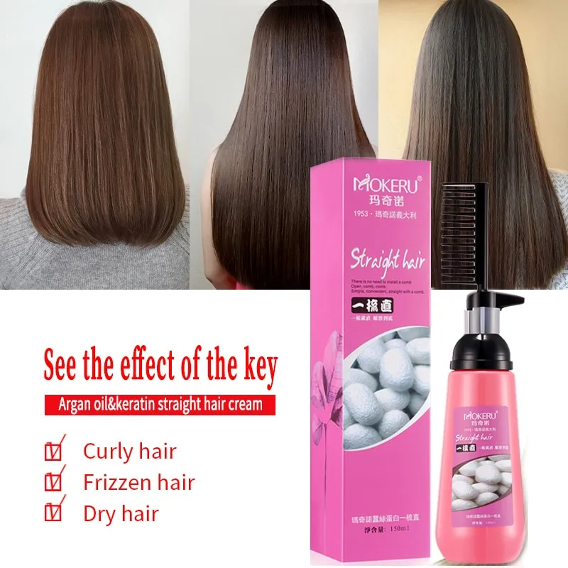 Cold press cheap hair straightening