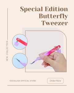 Sosiolash - PINSET SPECIAL EDITION BUTTERFLY EYELASH EXTENSION