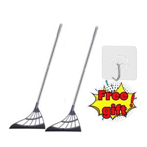 【Free gift】Buy 1 get 3 Magic Broom Bathroom Floor WC Wiper Scrape Pet Hair Fur Wet Dust Household Scraper