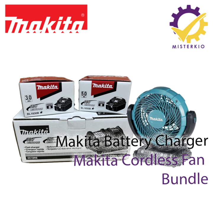 Bundle - Makita Battery Charger 18V LXT BL1830B BL1850B DC18RC With ...