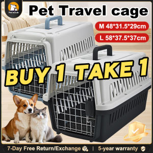 【Buy 1 Take 1】Dog Cage Large pet carrier Travel Cat Crate Dog Carrier Portable Pet Crate Large Capacity Cat Crate Airline Approved Dog Cat Transport Crate