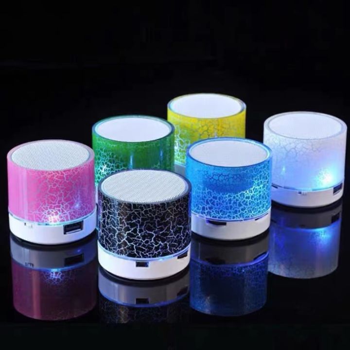 MINI PORTABLE WIRELESS SPEAKER BLUETOOTH WITH DANCING LED LIGHT | Lazada PH