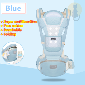 [✅SG Ready Stock] Baby Carrier Infant Comfortable Breathable Multifunctional Sling Backpack Hip Seat Carrier Baby Carrier Sling 婴儿背带