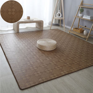 Lollo พรม พรมไม้ไผ่ 2/3.5/5.5ฟุต ฤดูร้อน เย็น  เสื่อทาทามิ กันลื่น  สามารถม้วนเก็บได   การทำไม้ไผ่  พรมปูพื้นห้องนอน  COD