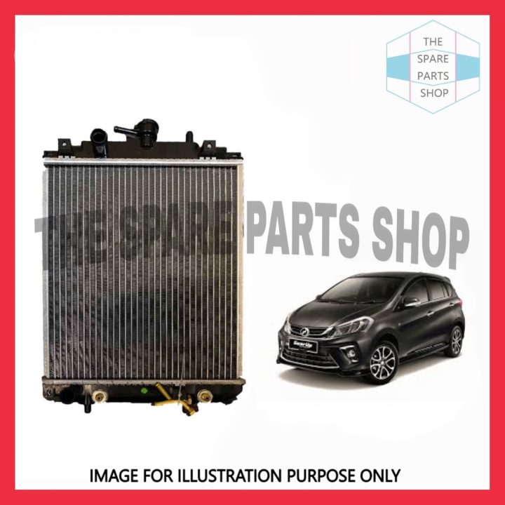 PERODUA MYVI 1.3 2017> BEZZA 1.3 RADIATOR AUTO MANUAL 1 ROW / 2 ROW OEM ...