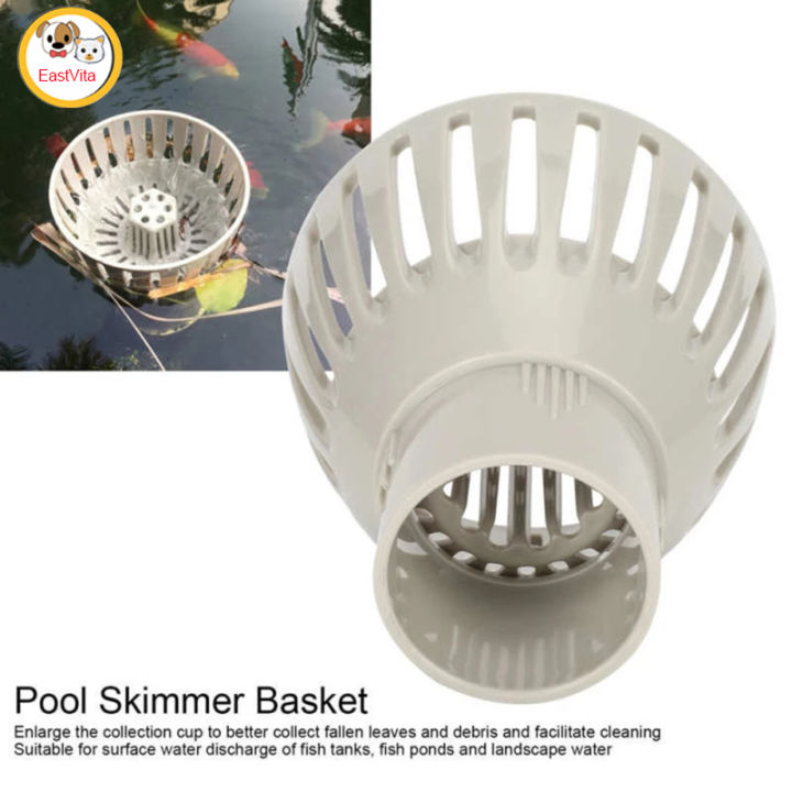 Aquarium Filter Pool Skimmer Basket Plastic Swimming Pool Filter Debris ...