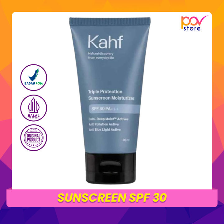Kahf Triple Protection Sunscreen Moisturizer SPF 30 PA+++|  POV Store
