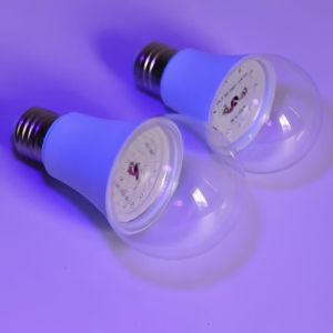 E27 A19 Black Light Led Globe Bulb 9W 9W Globe Lamp Atmosphere 395NM Home Lampe Decorative White Black Shell Glow 400NM 360 Club Angle UV Bulbs Fluorescente Purple E27 In Party