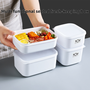 Multi Functional Sealed Plastic Fresh-keeping Box Lid Refrigerator Fruit Fresh-keeping Box Microwave Heating