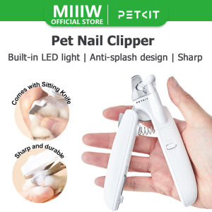 PETKIT Pet Nail Cutter Clipper Professional Pet Dog Cat Nail Toe Claw Clippers LED Light Nail Trimmer For Animals Pet Paw Nail Grooming Clipper