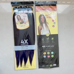 721★ ข้ามพรมแดนขายร้อนใหม่ผ้าไหมอุณหภูมิต่ำถักเปียสกปรก EZ วิกผมถักเปียเส้นใยเคมี EASY BRAID