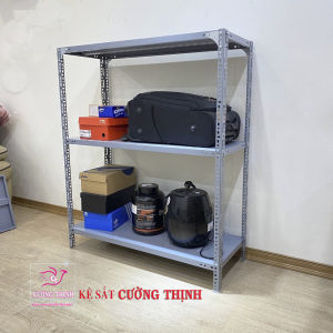 Kệ sắt Mini 3 Tầng Cao 1m x Dài 1m x Rộng 40cm Kệ sắt v lỗ