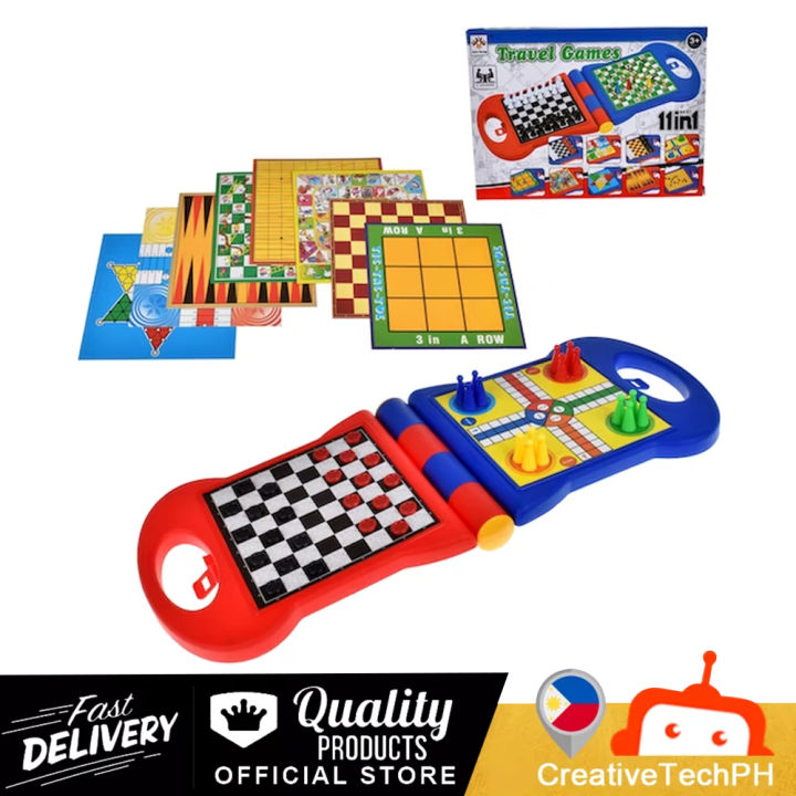 BOARD GAME 11 IN 1 TRAVEL EDITION Lazada PH
