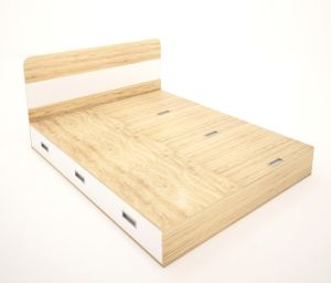 FREESHIP HCM - Giường Gỗ MDF Kiểu Nhật Ngăn Kéo Tatana MDF032 - có thiết kế theo yêu cầu khách hàng