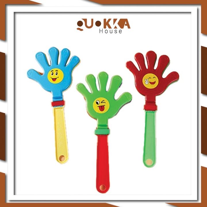 QUOKKA Joy Clap Fun Tune Hand Clapper Vibrant Non-Toxic Party Noise ...