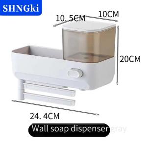 SHNGki Với khay thoát nước treo tường xà phòng với bọt biển chủ tay Báo Chí rửa chén giữ dung tích lớn không thấm nước