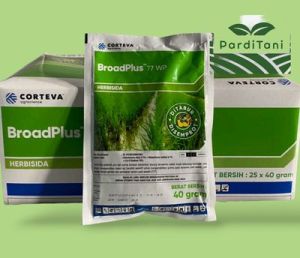 Herbisida BroadPlus 77 WP isi 40 Gr Original kemasan Pabrik