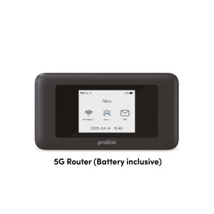 [BEST 5G FOR TRAVEL] Prolink DL-7211 5G Wi-Fi6 Mobile Router / Pocket Wi-Fi (Dual band 5GHZ/ 2.4GHz)  LCD Colour display / Nano SIM slot
