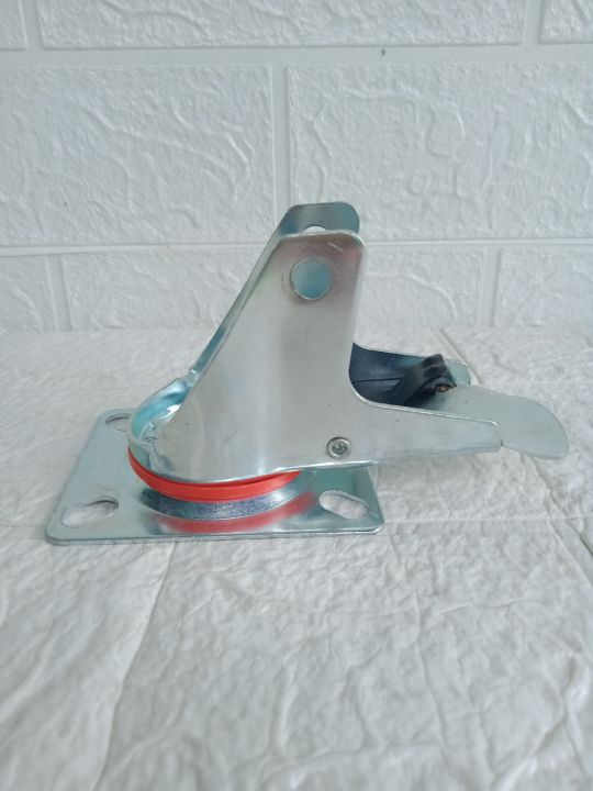 Dudukan Bracket Roda 4 Inchi Tipe Hidup Plus Rem | Lazada Indonesia