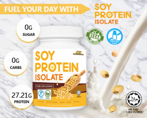 Pharmanutri Soy Protein Isolate 1kg 33 ser (Unflavor) 91% Protein(FREE GIFT!)- Vegan Protein Myprotein Shaklee ESP Soluxe Myprotein Shaklee ESP Soluxe