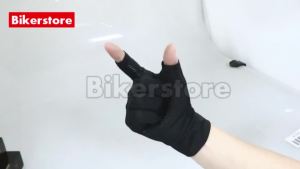 Ice Silk Half-Finger Anti-Slip UV Protection Gloves for Cycling Driving Fishing & Outdoor Sports