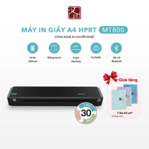 [Chính Hãng] Máy In Di Động A4 HPRT MT800 - In Giấy Than - Kết Nối Bluetooth - Nhỏ Gọn Dễ Mang Theo