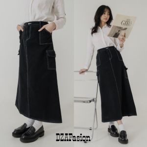 DZA - Rok Cargo KOrean Jeans Wanita