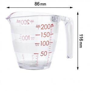 Ca đong định lượng YOKO INOCHI chia vạch tiện dụng dung tích 200ml500ml  dùng pha sữa cho bé pha chế