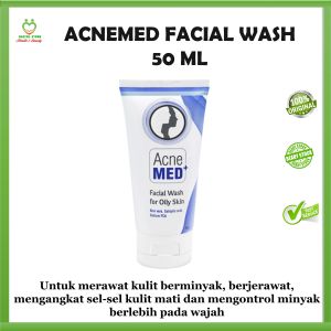 Acne MED Facial Wash 50 gr For Oily Skin Pembersih Muka Kulit Berminyak