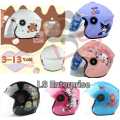Kids Children Motorcycle Helmet Open Face Helmet With Visor Topi Motor Keledar Kanak Kanak Topi Motosikal Budak 儿童小孩头盔 (4-14years). 