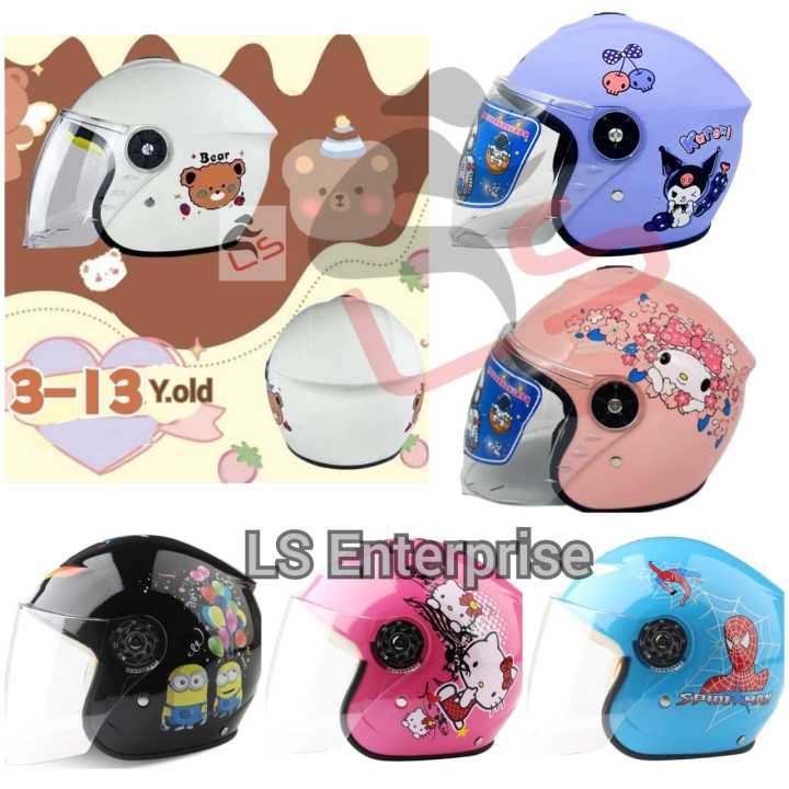 Kids%20Children%20Motorcycle%20Helmet%20Open%20Face%20Helmet%20With%20Visor%20Topi%20Motor%20Keledar%20Kanak%20Kanak%20Topi%20Motosikal%20Budak%20%E5%84%BF%E7%AB%A5%E5%B0%8F%E5%AD%A9%E5%A4%B4%E7%9B%94%20(4-14years)%20-%20Image%203