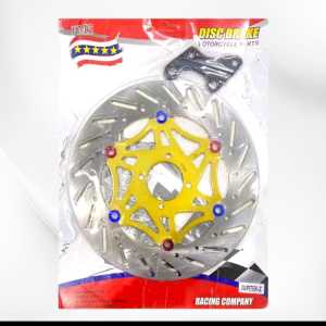 PIRINGAN DISC CAKRAM DEPAN LEBAR 300MM PLUS BREKET PNP MOTOR JUPITER Z VEGA LAMA F1ZR NOUVO JUPITER Z BURHAN ISTANAMOTOR55