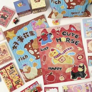 Kids Stationery Gift Set - assorted school and writing supplies - for school rewards birthdays party goodies and study use - creative DIY supply - easy to organise and suitable for everyday
