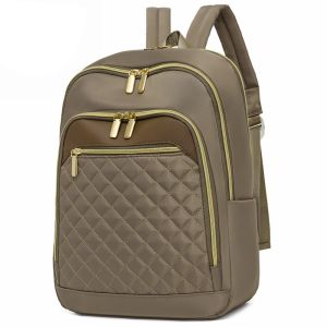 NAELIN Waterproof Notebook Backpack Storage Large Capacity Business Backpack Fashion Oxford Cloth Travel Bag Women