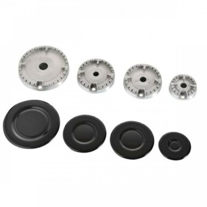Non Universal Oven Cooker Hob Gas Burner Crown & Flame Cap Kit For Hotpoint Ariston Small 2 Medium Large 55mm 100mm