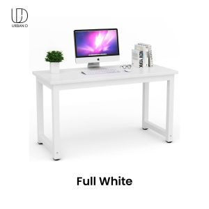 URBAN D Study Table / Office Desk / Computer Table (4 Sizes) - 2.5cm Thickness Wooden board with Steel Frame