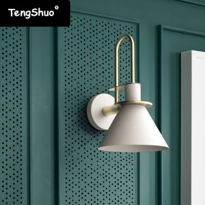 TengShuo  LED Wall Lighting Indoor Modern Black/Grey/green/pink/white/yellow Wall Lamp for Living Room bedroom Garden Bathroom Cafe Bar Dinning Room Hotel Decor House Decoration Table Mirrors Bedroom Wall Light