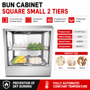 PANSON Five layer glass electric steamer insulated cabinet convenient steamer