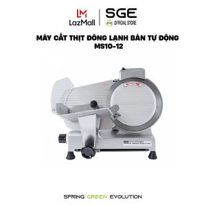 Máy Thái Cắt Thịt Công Nghiệp SGE MS10 Tốc Độ Cao Liên Tục Dễ Sử Dụng Tiết Kiệm Điện Lưới Cắt Inox304 Độ Dày Thái 0-20mm