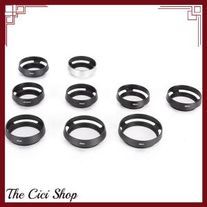 [The Cici Shop] 37 39 40.5 43 46 49 52 55 58 62 67 mm metal Lens Hood for FOR Leica Canon Nikon New