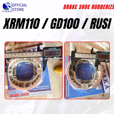 OTAKA BRAKE SHOE RUBBER FOR MOTORCYCLE BARAKO 175 XRM / GD100 / HD3 / RS100 / TMX155 / MIO / CT100 / BEAT