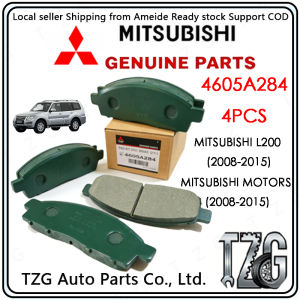 Auto Parts : 4605A284 Mitsubishi Montero 2008 - 2015 GEN 2 PAJERO SPORT L200 Triton Strada 2008 - 2015 Front Brake Pads 4PCS MITSUBISHI Genuin