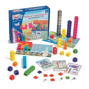 Authentic hand2mind Numberblocks MathLink Cubes 1-10 OR 11-20 OR 21-30 Activity Set Activities Unifix Homeschool Supplies Number Blocks