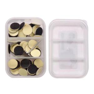 Replacement Sandpaper Discs Pedicure Sanding Disc Pads with Nail Bit Set for Electric Foot File Hard Dead Skin Removal