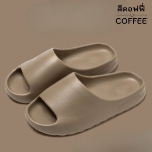 🌈KAIIDEE🌈รองเท้าแตะ แบบสวม ใส่ในบ้านหรือนอกบ้านก็ได้ รองเท้าแตะกันลื่น กันน้ำ สีสวยเรียบง่าย ใส่แล้วสบายเท้าไม่เจ็บ