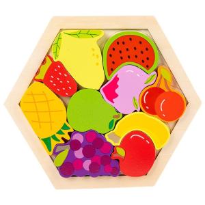 Wooden Puzzle Mainan Balok Anak Mainan Edukasi Puzzle Kayu