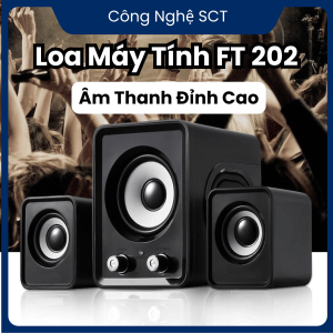 LOA MÁY TÍNH FT202 NGHE NHẠC CỰC ÊM - âm thanh trong trẻo 202 - Bảo hành 1 ĐỔI 1 từ MƯỜNG THANH ROYAL