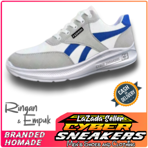 Sepatu Sneakers Pria/Wanita Sepatu FASHION Motip Abu Kombinasi Biru/Hitam Terlaris 2025- Sepatu perempuan Laki laki/Hitam putih/hitam polos sepatu senam Aerobik cewek sepatu  wanita dewasa sepatu sneakers sport wanita Senam // sepatu wanita Dewasa