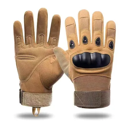 CA กีฬากลางแจ้งการล่าสัตว์ Full Finger Walking ถุงมือถุงมือปีนเขา Touch Design ฟิตเนสป้องกันกีฬาถุงมือรถจักรยานยนต์