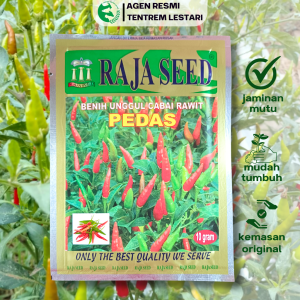 Benih Cabe Rawit PEDAS 10 gram Cap Raja Seed Lebat & Bandel